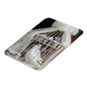 Magnet Flexible Hochzeits Tauben warten auf das Brautcouple (Côté Gauche)