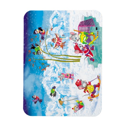 Magnet Flexible hockey (Vertical)