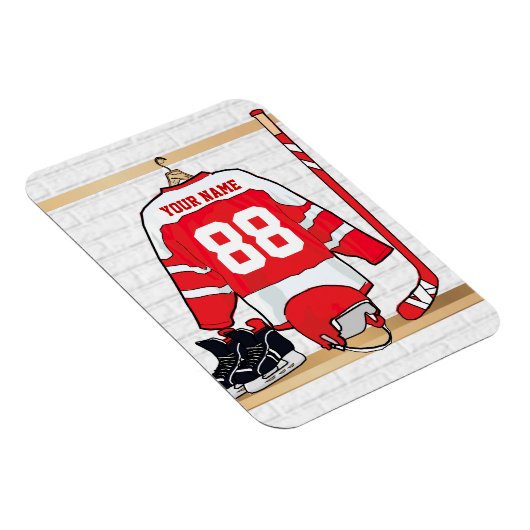 Magnet Flexible Hockey sur glace du Jersey (Côté Droit)