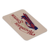 Magnet Flexible HOGSMEADE Station Vintage Graphisme (Côté Droit)