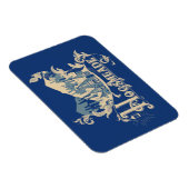 Magnet Flexible HOGSMEADE™ Vintage Village Graphique (Côté Droit)