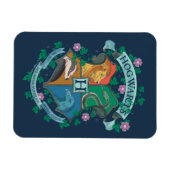 Magnet Flexible HOGWARTS™ Floral Crest (Horizontal)