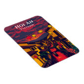 Magnet Flexible Hoi An Vietnam Ancienne Lanternes De Ville (Côté Droit)