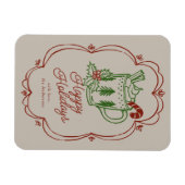 Magnet Flexible Holiday Themed Mug In Warm Colors (Horizontal)