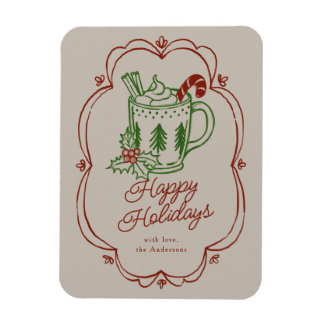 Magnet Flexible Holiday Themed Mug In Warm Colors
