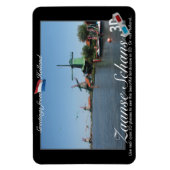 Magnet Flexible Holland Zaandijk Windmills 3D Red Cyan Anaglyph (Vertical)