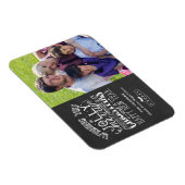 Magnet Flexible Holly Jolly Typographie de tableau noir (Côté Droit)