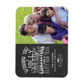 Magnet Flexible Holly Jolly Typographie de tableau noir (Vertical)