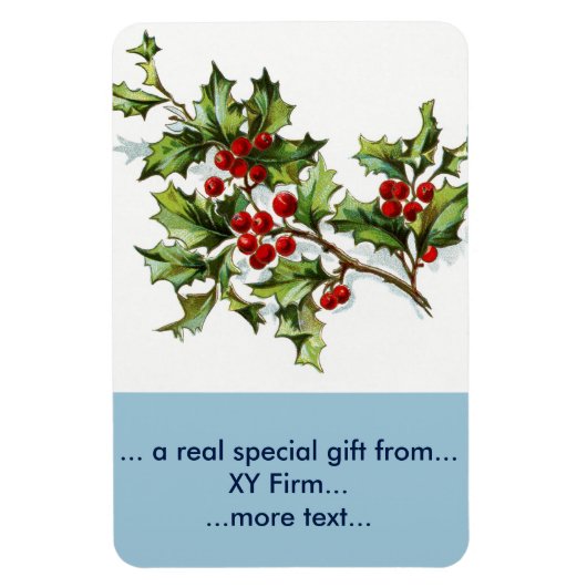 Magnet Flexible HollyBerries20150802 (Vertical)