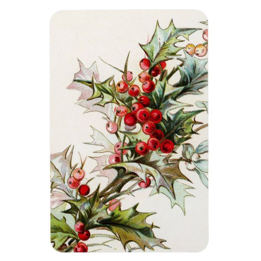 Magnet Flexible HollyBerries 003 (Vertical)