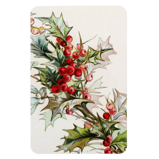 Magnet Flexible HollyBerries 004 (Vertical)