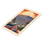 Magnet Flexible Hollywood Californie (Côté Gauche)