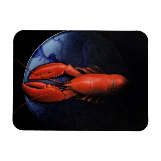 Magnet Flexible Homard sur plaque Tiffany (Horizontal)