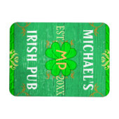 Magnet Flexible Home Bar personnalisé Irish Pub Green (Horizontal)
