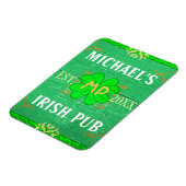 Magnet Flexible Home Bar personnalisé Irish Pub Green (Côté Gauche)