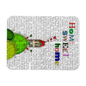 Magnet Flexible Home Sweet Home Illustration (Horizontal)