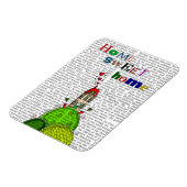Magnet Flexible Home Sweet Home Illustration (Côté Gauche)