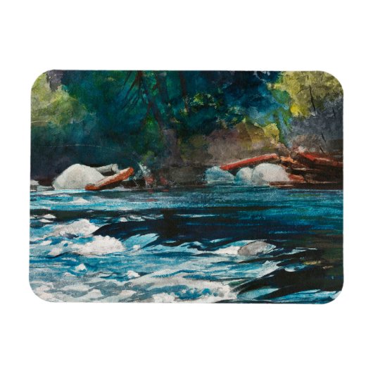 Magnet Flexible Homer - Les Rapids, Hudson River, Adirondacks (Horizontal)