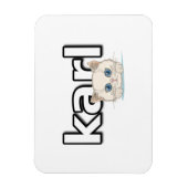 Magnet Flexible Hommage à Karl Lagerfeld (Vertical)
