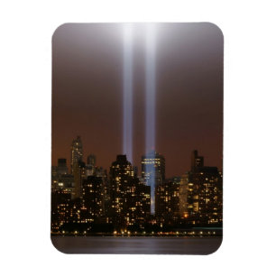 Magnet Flexible Hommage de World Trade Center dans la lumière à
