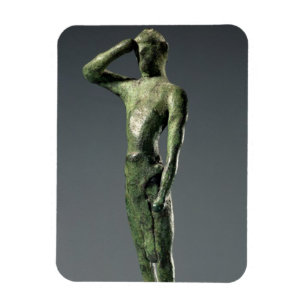 Magnet Flexible Homme à la prière, sculpture en bronze grecque