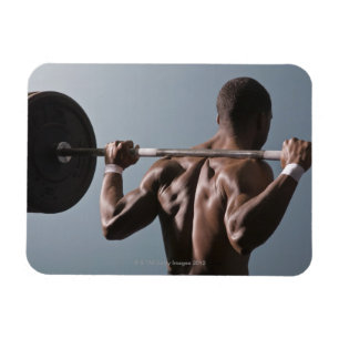 Magnet Flexible Homme d'Afro-américain établissant le gymnase 2