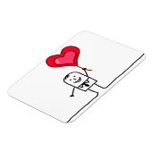 Magnet Flexible Homme et coeur (Côté Gauche)