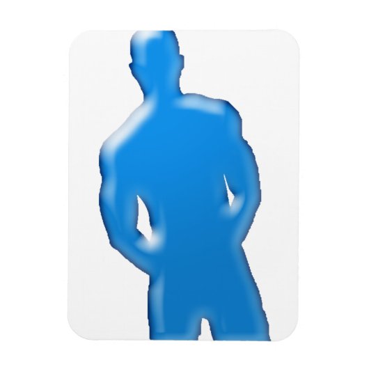 Magnet Flexible Homme Poser un aimant (Vertical)