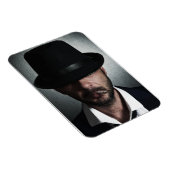 Magnet Flexible Homme rétro fumeur (Côté Droit)