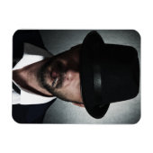 Magnet Flexible Homme rétro fumeur (Horizontal)