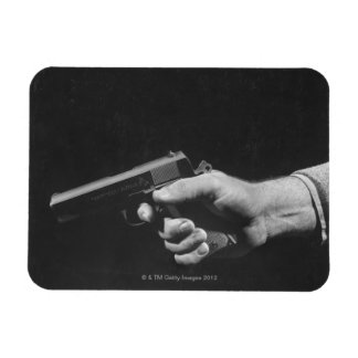 Magnet Flexible Homme tenant un pistolet