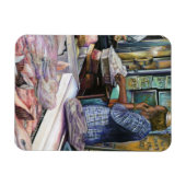 Magnet Flexible Hommes du désert, Dons de la Mer, Jérusalem (Horizontal)