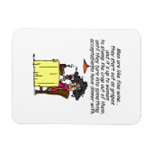 Magnet Flexible Hommes et FIne Humour de vin (Horizontal)