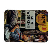 Magnet Flexible Hommes qui travaillent (Horizontal)