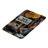 Magnet Flexible Hommes qui travaillent (Côté Gauche)