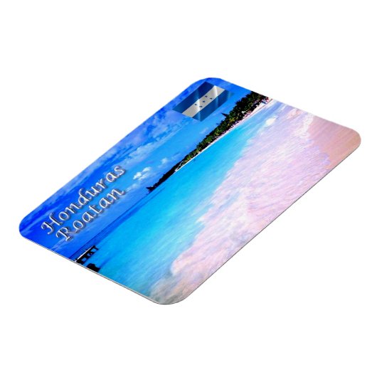 Magnet Flexible Honduras - Roatan - Îles de la Baie - (Côté Gauche)