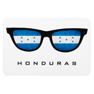 Magnet Flexible Honduras : un aimant de texte et de couleur person
