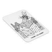 Magnet Flexible Honey Bee revient à sa ruche (Côté Droit)