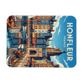 Magnet Flexible Honfleur France (Horizontal)