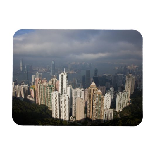 Magnet Flexible Hong Kong vue depuis le pic (Horizontal)