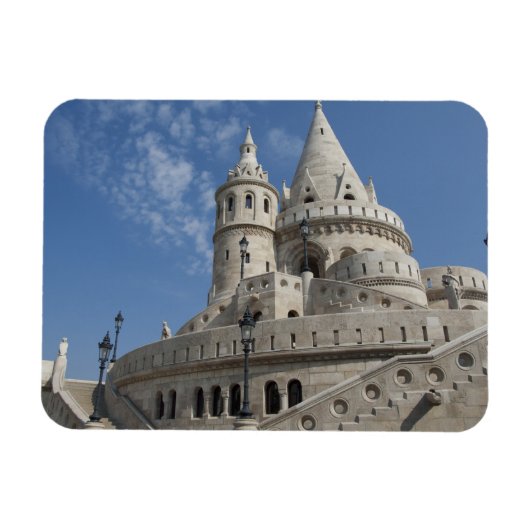 Magnet Flexible Hongrie, ville capitale Budapest. Buda, Château 2 (Horizontal)