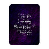 Magnet Flexible Ho'oponopono (Vertical)