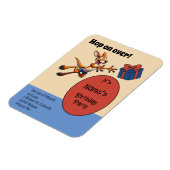 Magnet Flexible Hop sur le kangaroo de football australien (Côté Gauche)