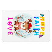 Magnet Flexible Hope Faith Love (Horizontal)
