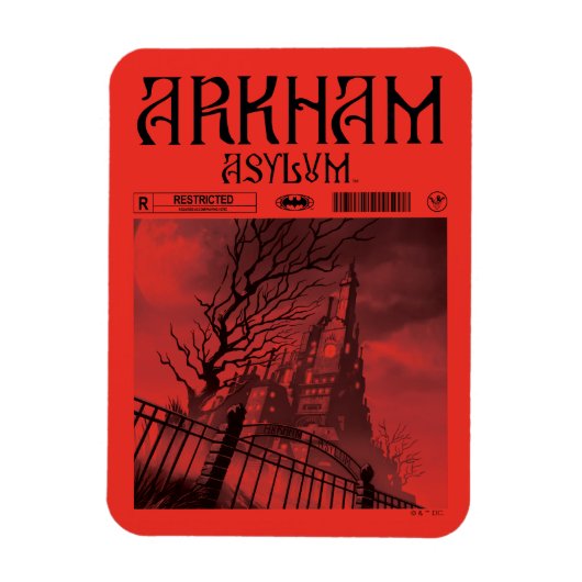 Magnet Flexible Hôpital d'Arkham : Restreint (Vertical)