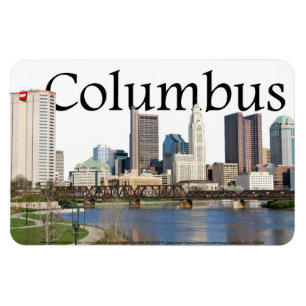 Magnet Flexible Horizon de Columbus Ohio avec Columbus dans le