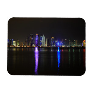 Magnet Flexible Horizon de Doha, Qatar à l'aimant rectangulaire d
