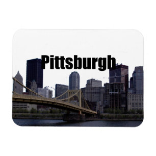 Magnet Flexible Horizon de Pittsburgh avec Pittsburgh dans