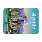 Magnet Flexible Horizon de Seattle États-Unis (Horizontal)