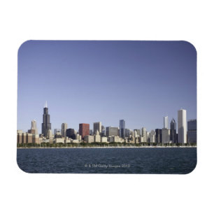 Magnet Flexible Horizon de ville de Chicago avec le lac Michigan 2